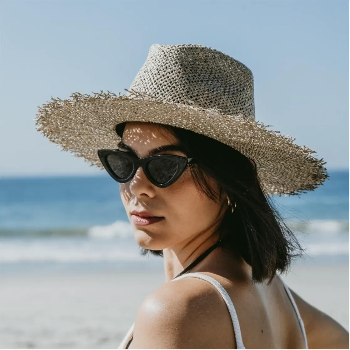 Acapulco Frayed Straw Hat X Sandoval