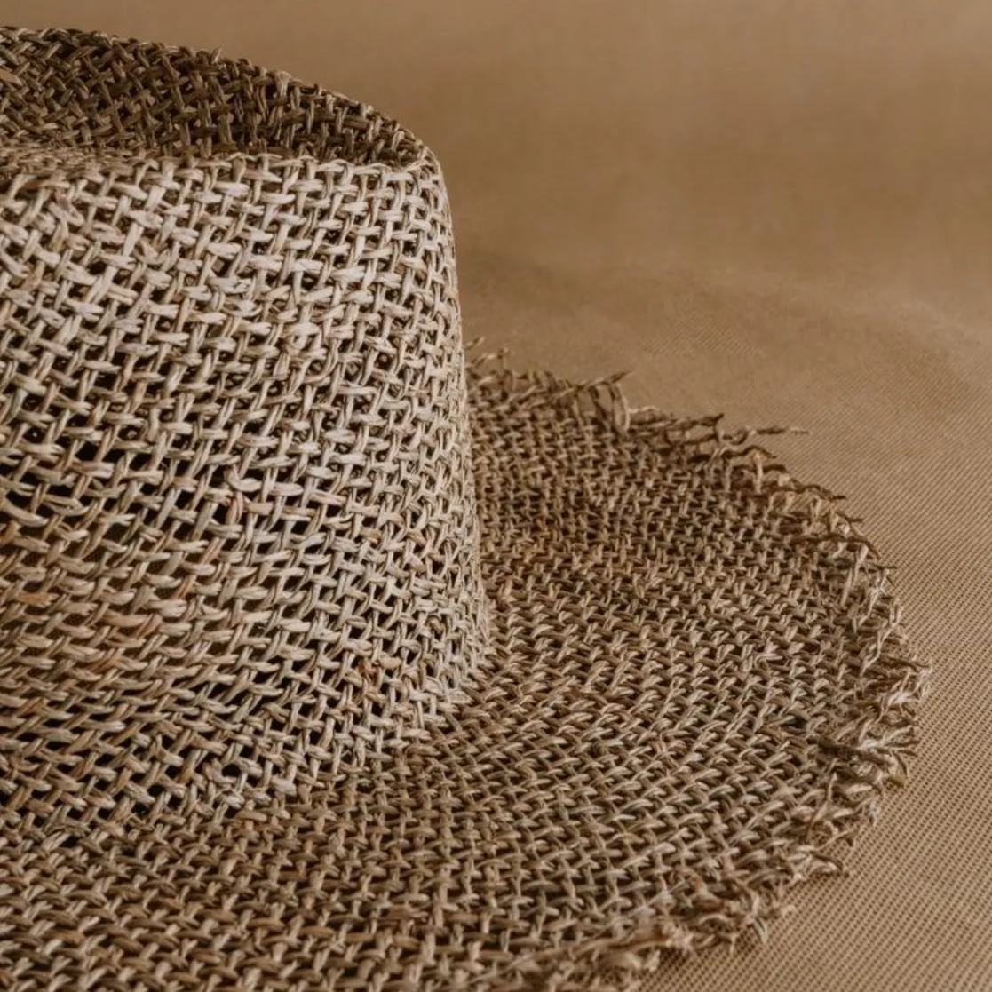 Acapulco Frayed Straw Hat X Sandoval