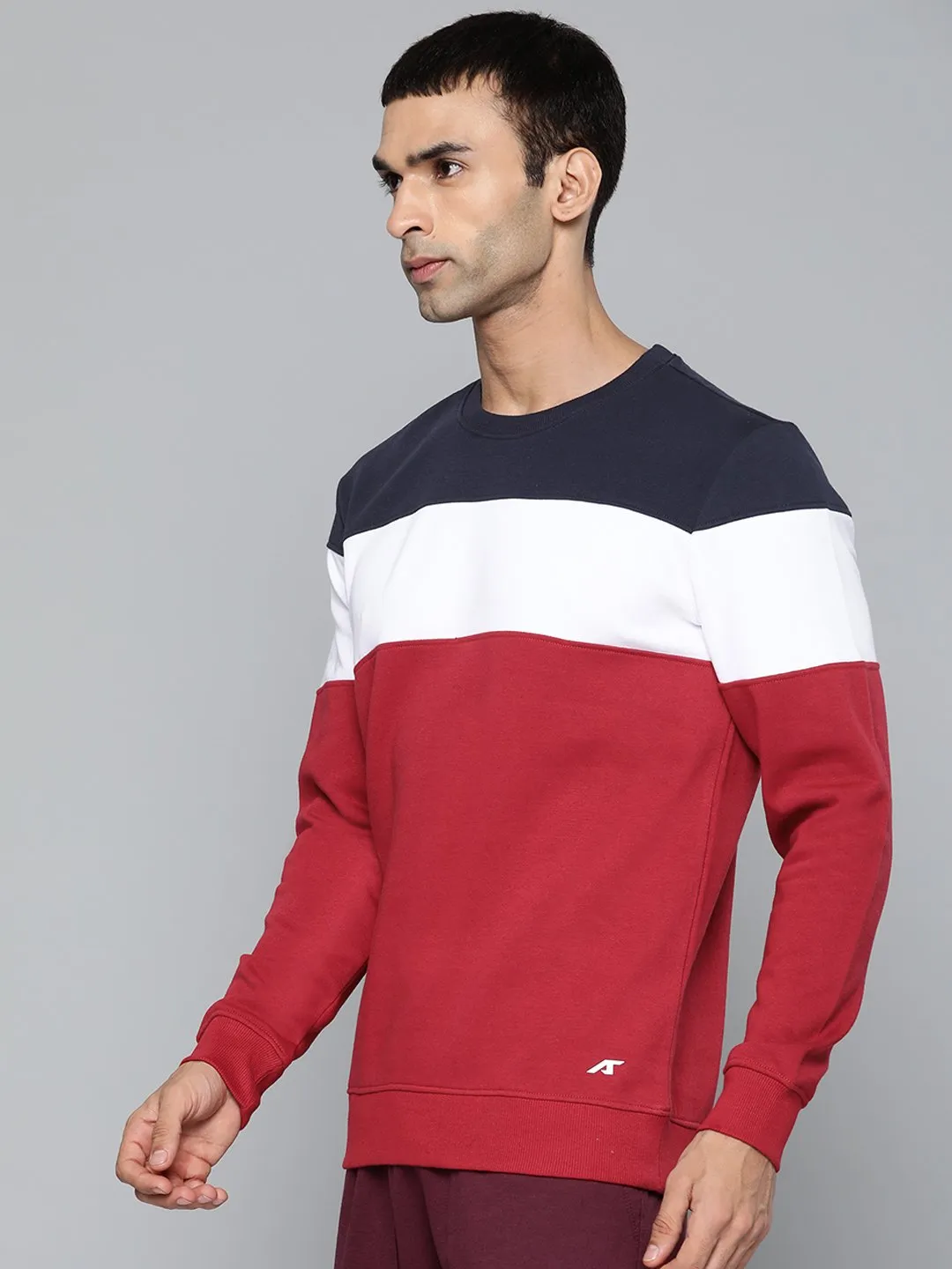 Alcis Men Casual Maroon Sweatshirts