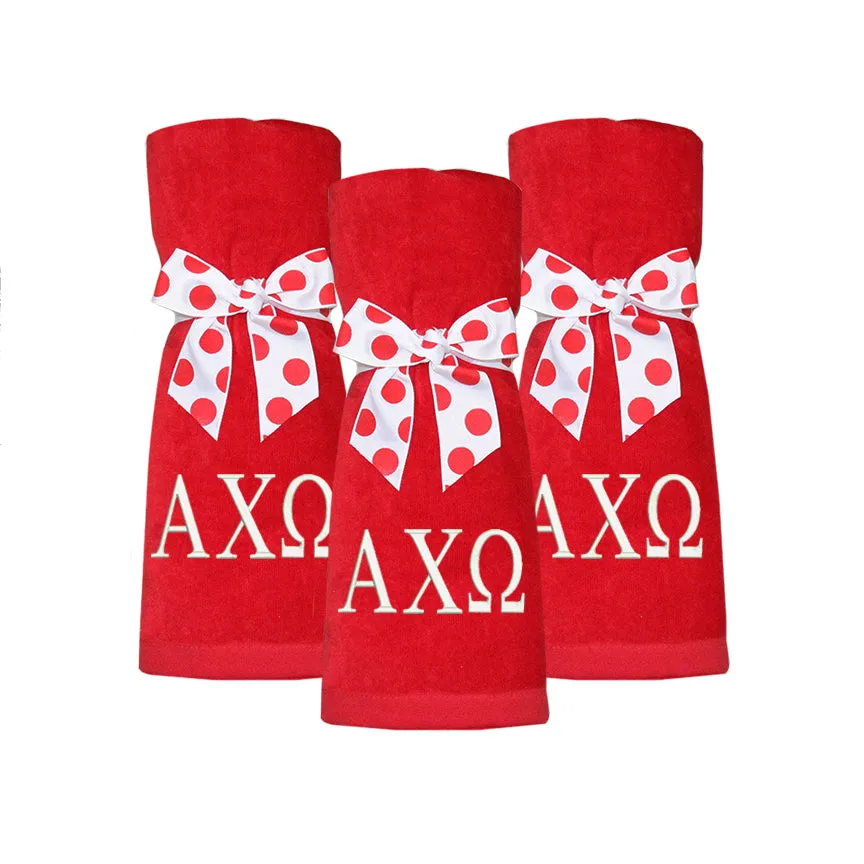 Alpha Chi Omega Beach Towel