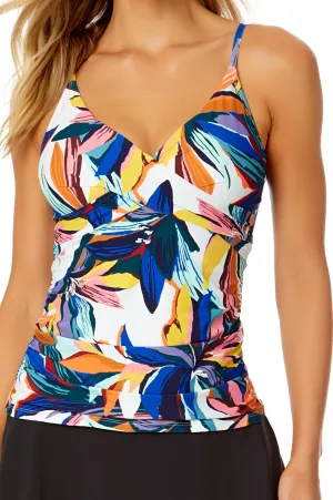 Anne Cole Hidden U/W Drape Tankini