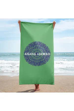 Asana Hawaii Mandala Beach Towel