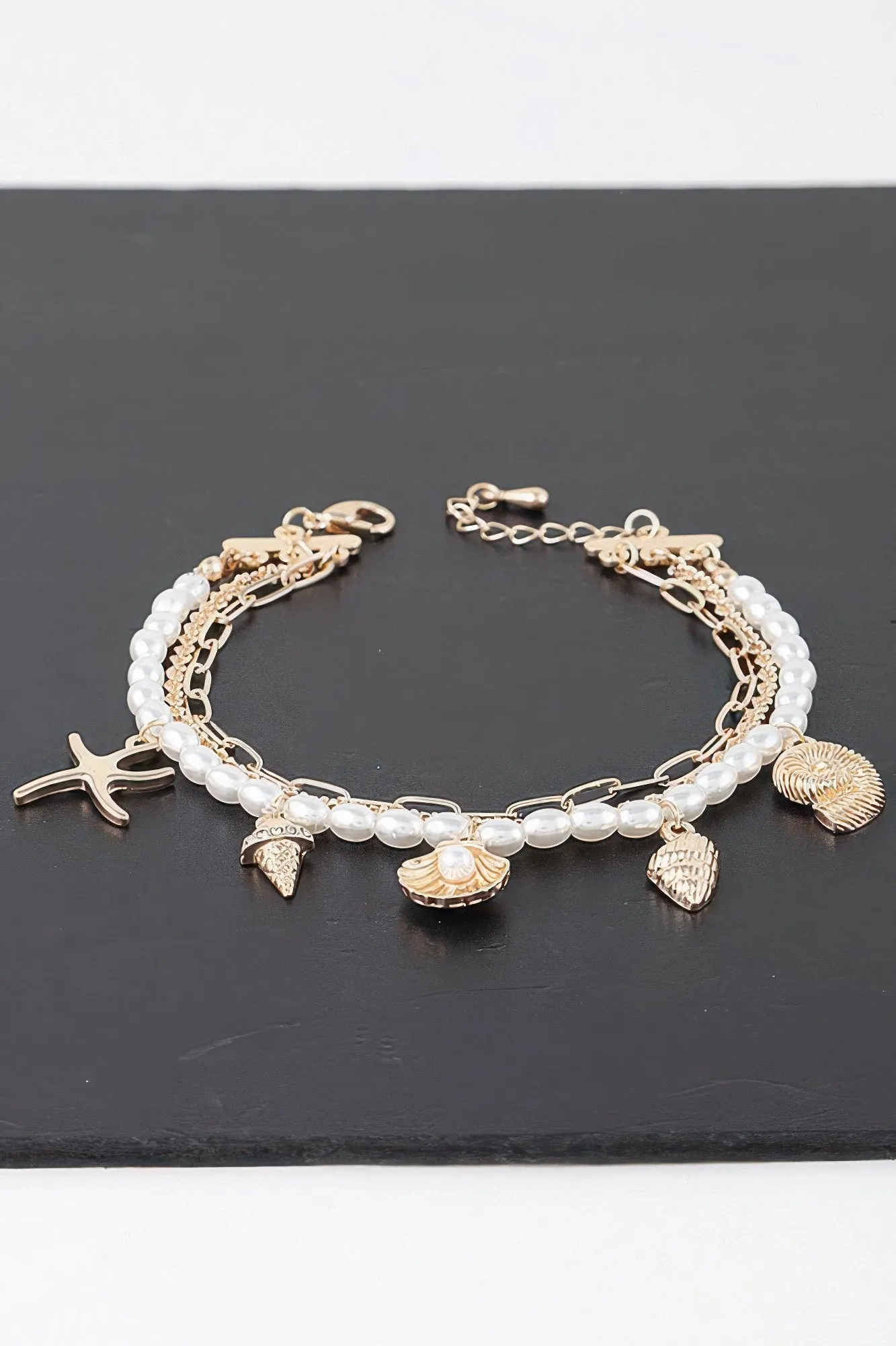 At The Beach Multi Charm Bracelet