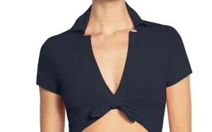 Ava T-Shirt With Collar-Ava High Waist Bikini ::RET