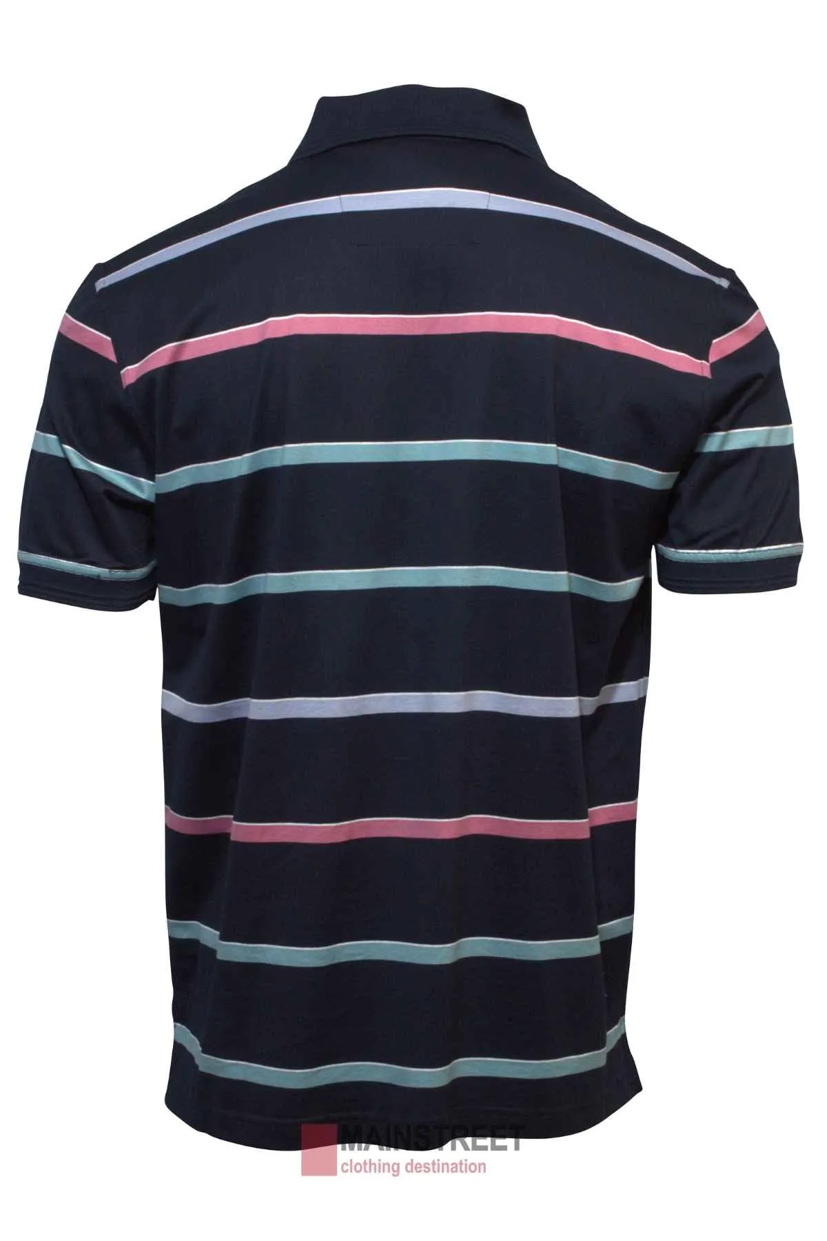 Back Bay Mercerised Cotton Striped Polo