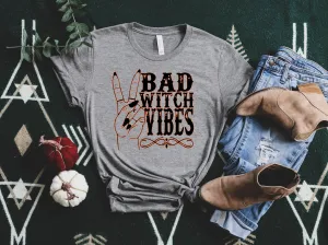 Bad Witch Vibes Shirt | Unisex Crew