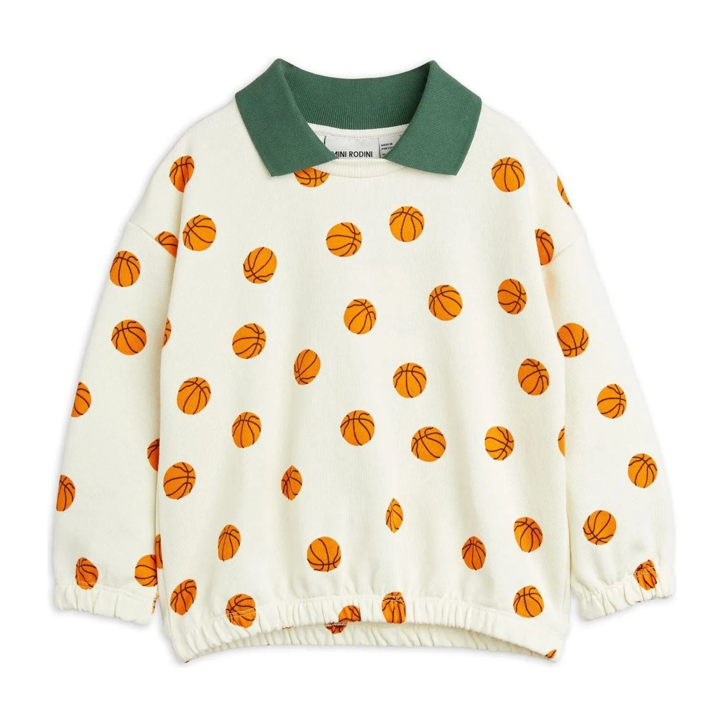 Basketball Aop Collar Sweatshirt