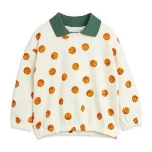 Basketball Aop Collar Sweatshirt