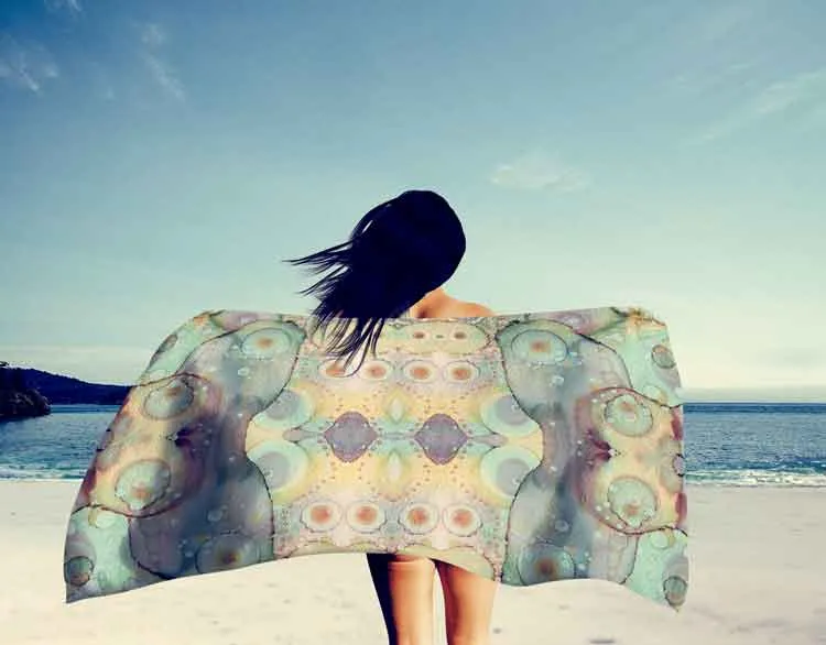 Beach / Bath Towel 'Mermaid Tail 02'