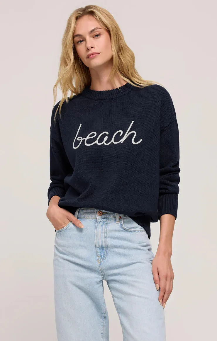 BEACH BOYFRIEND SWEATER - ECLIPSE