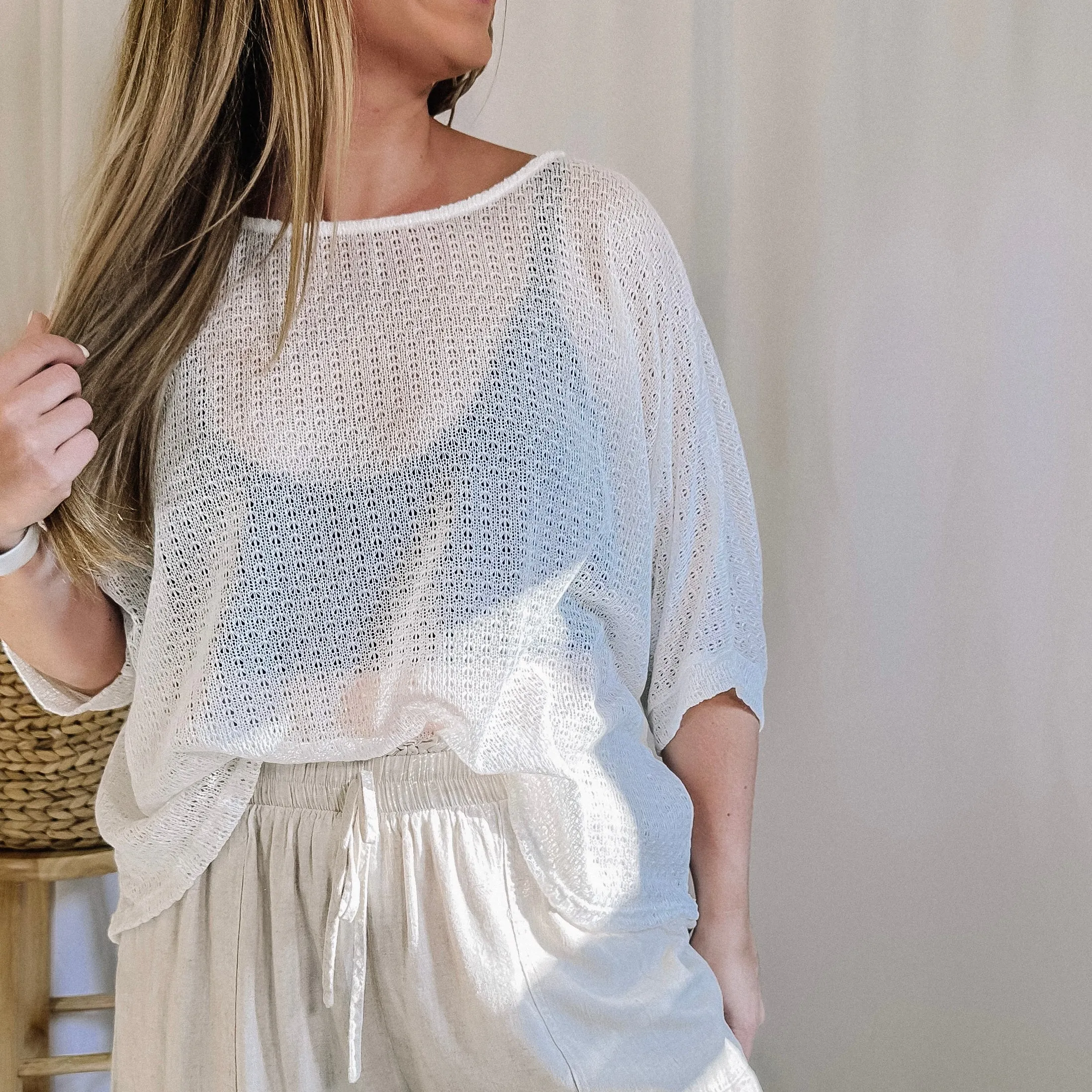 Beach Breeze Sheer Top - LAST ONE