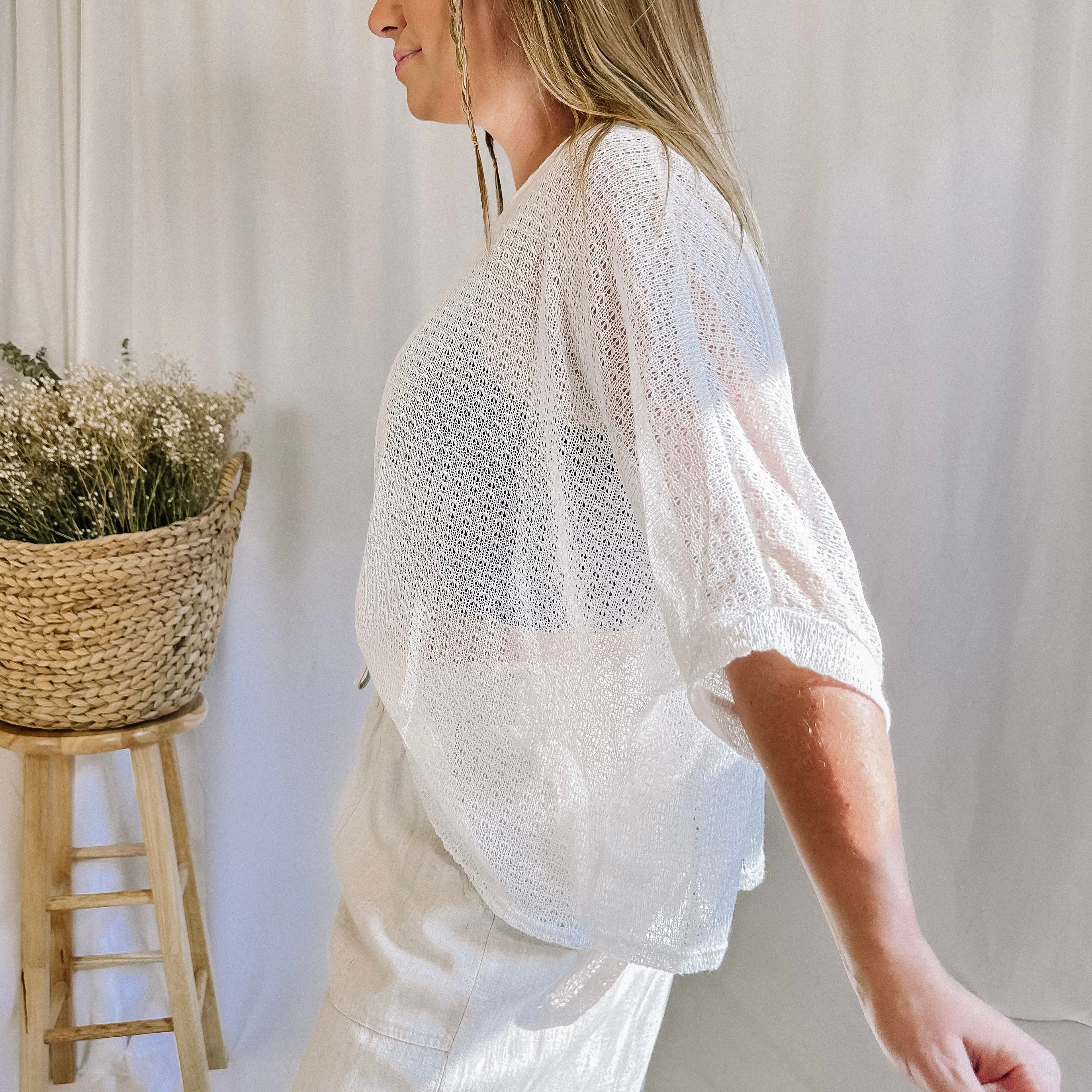 Beach Breeze Sheer Top - LAST ONE