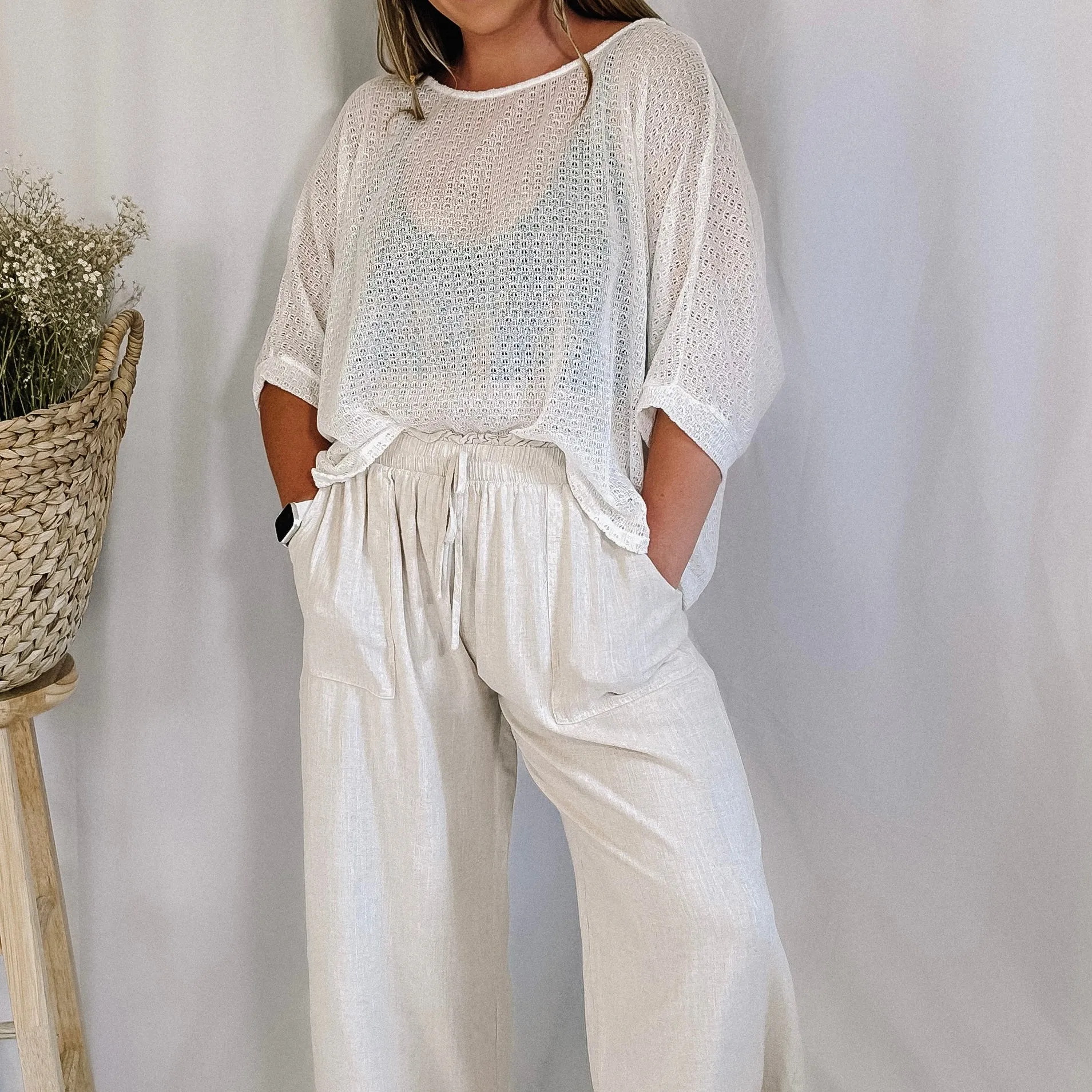 Beach Breeze Sheer Top - LAST ONE