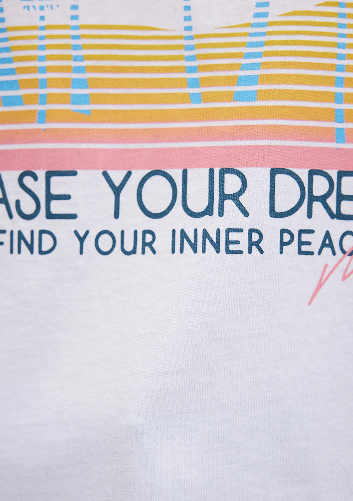 Beach Printed White T-Shirt