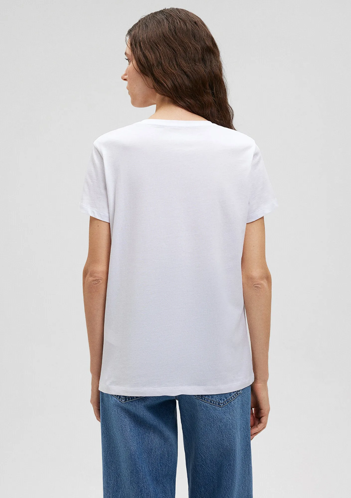 Beach Printed White T-Shirt