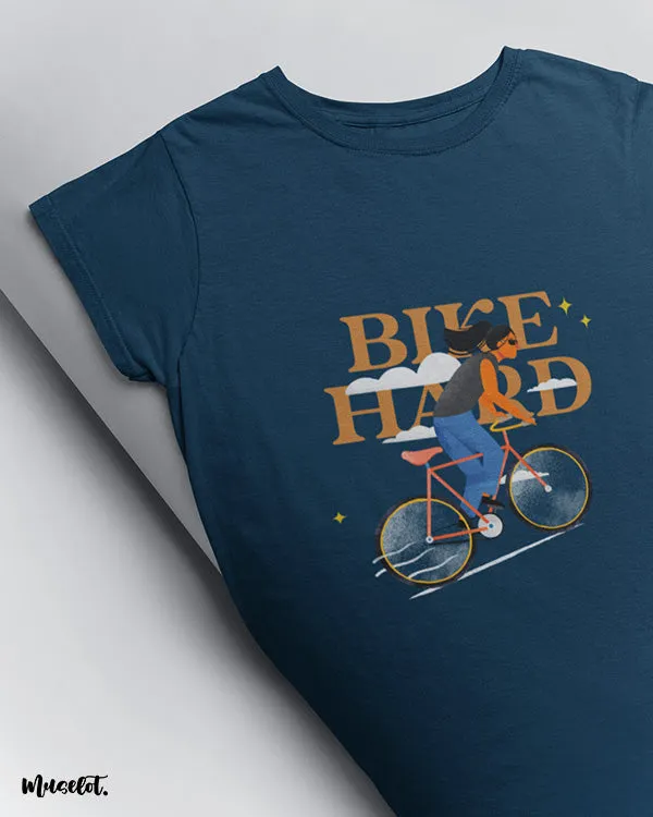 Bike hard printed t shirts