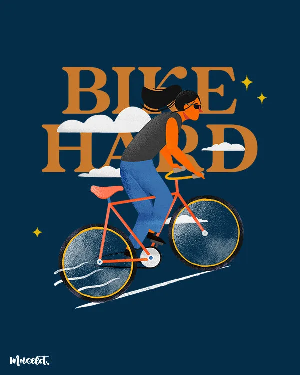 Bike hard printed t shirts