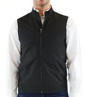 Black Crepe Light Weight Vest
