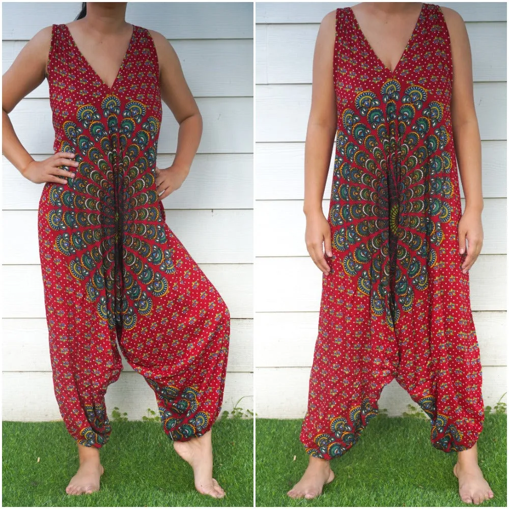 Bohemian Harem Jumpsuit- Chakra- 5 Colors