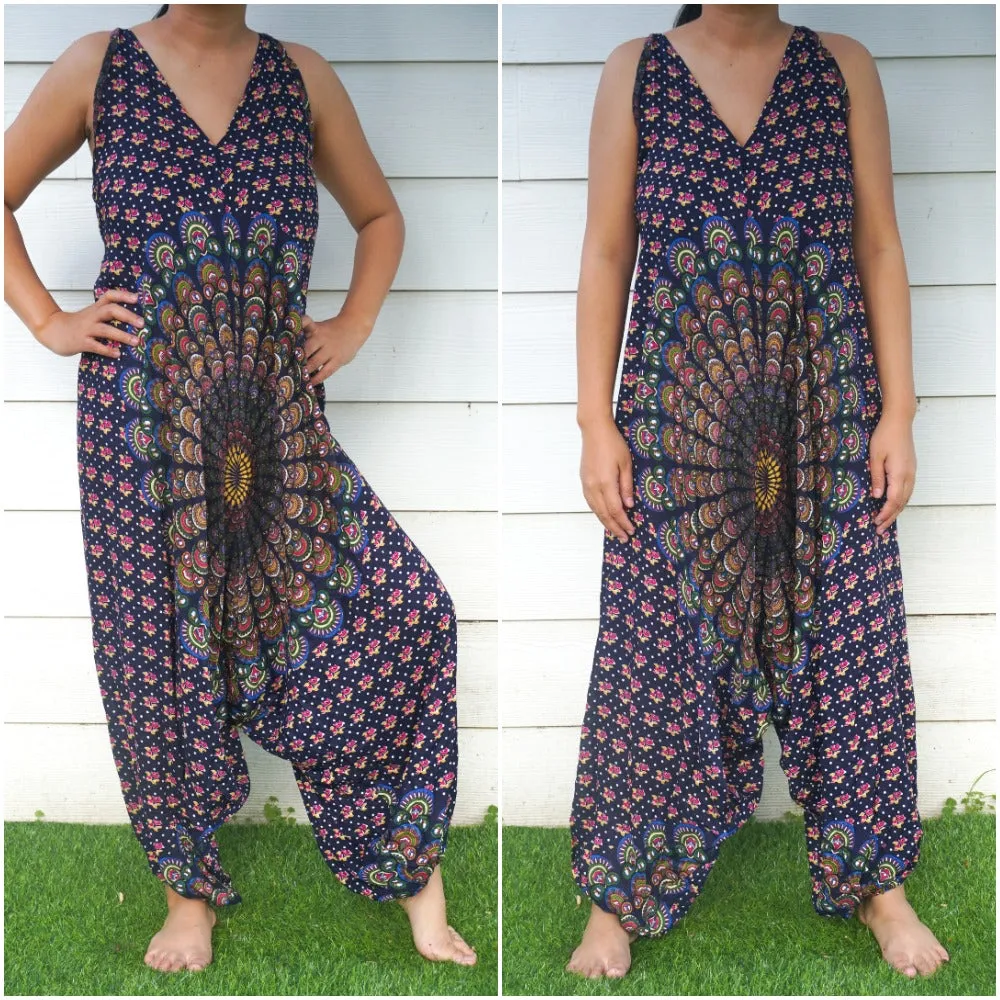 Bohemian Harem Jumpsuit- Chakra- 5 Colors