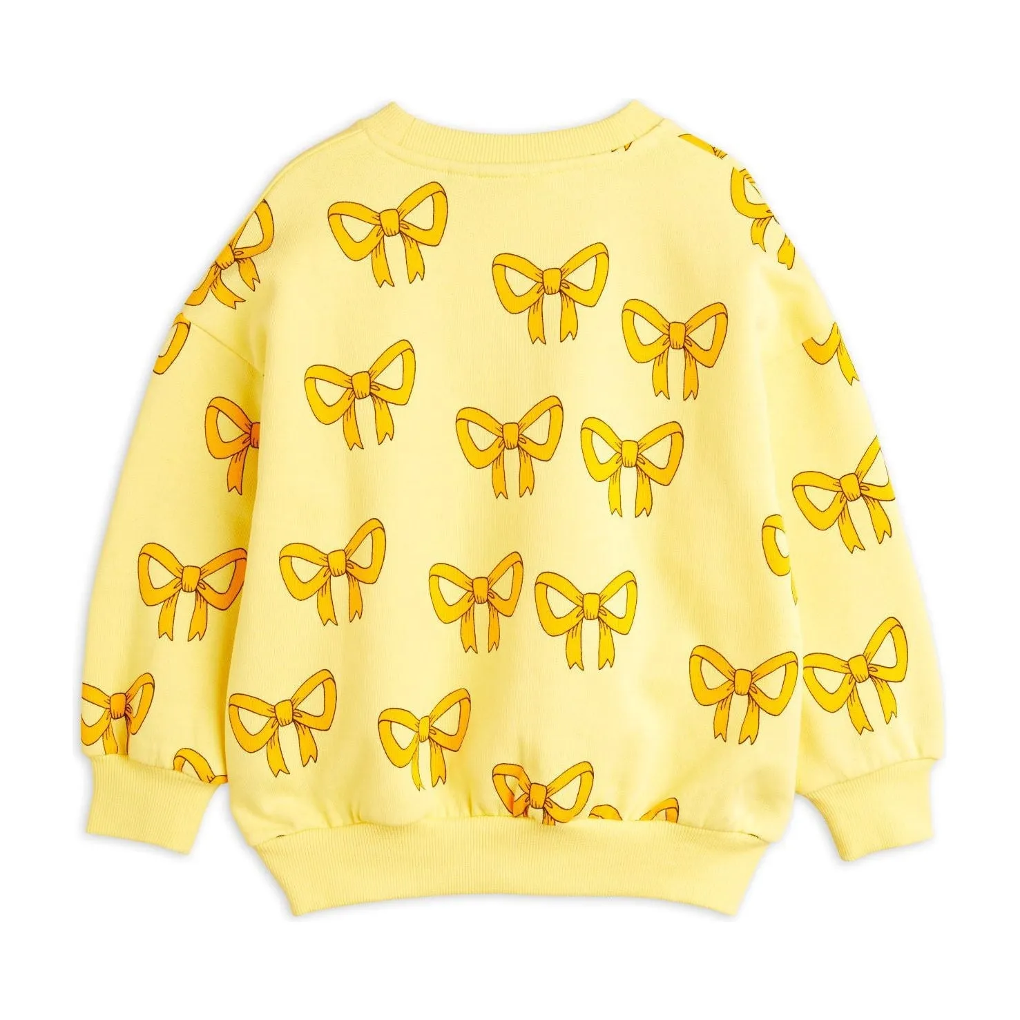 Bow Aop Sweatshirt - Yellow