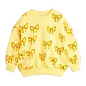 Bow Aop Sweatshirt - Yellow