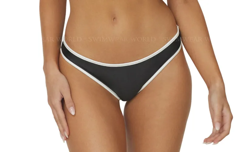 Bow Bandeau-Piped Basic Ruched Bikini