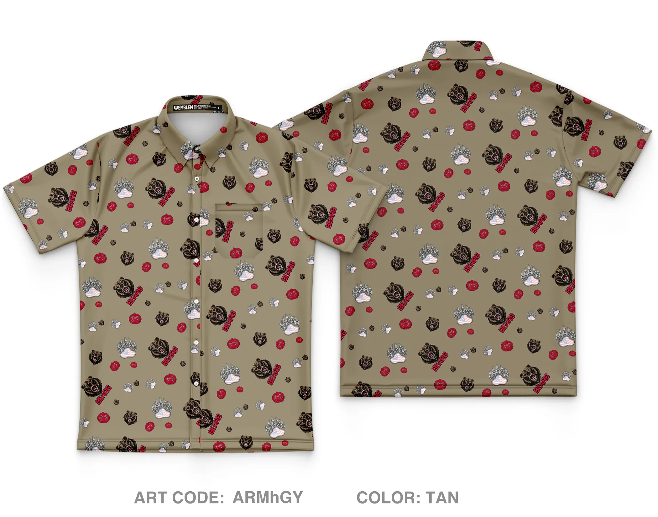 Bravo Company 188th MED BN Core Men's SS Performance Party Shirt - ARMhGY
