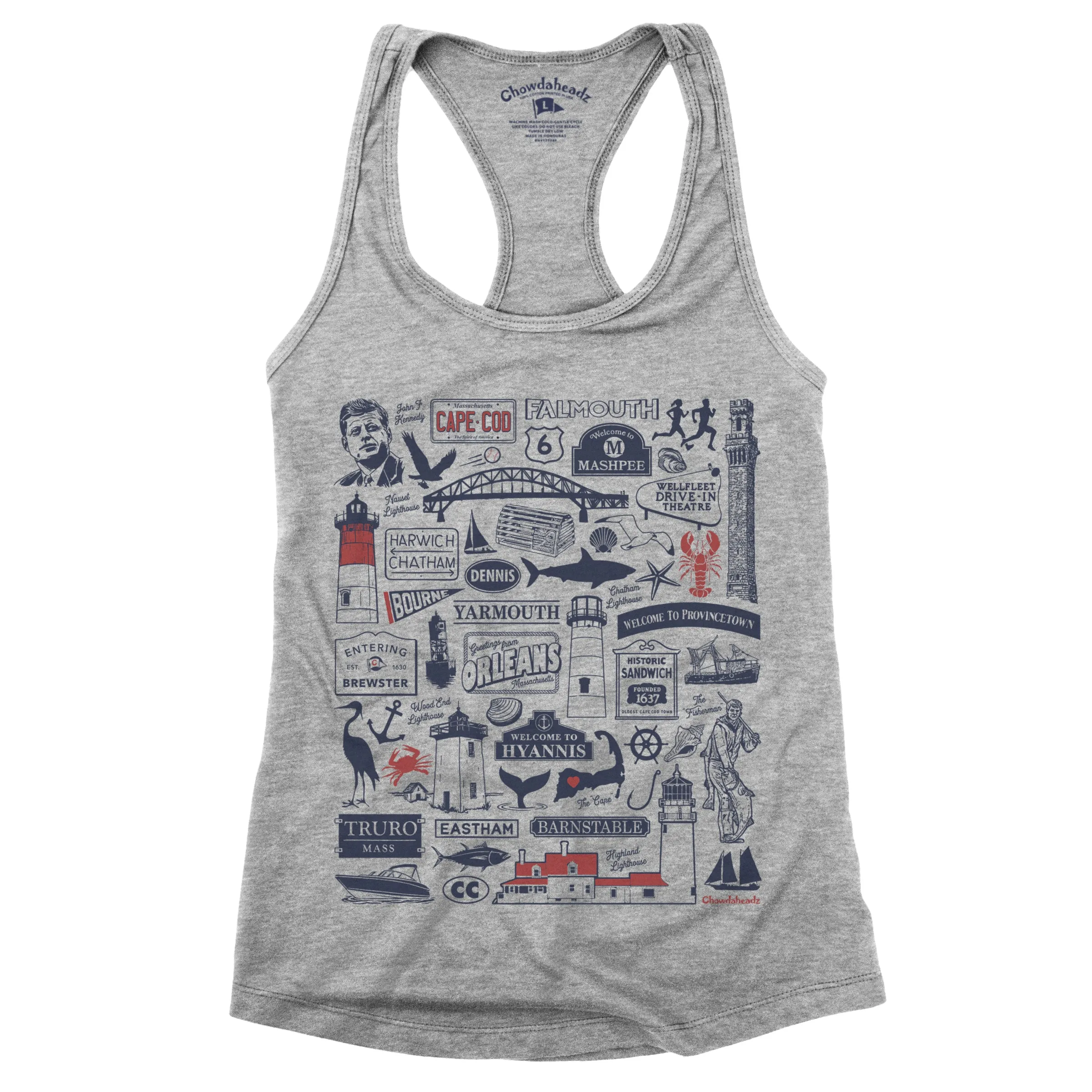 Cape Cod Tourist Attraction  Ladies Tank Top