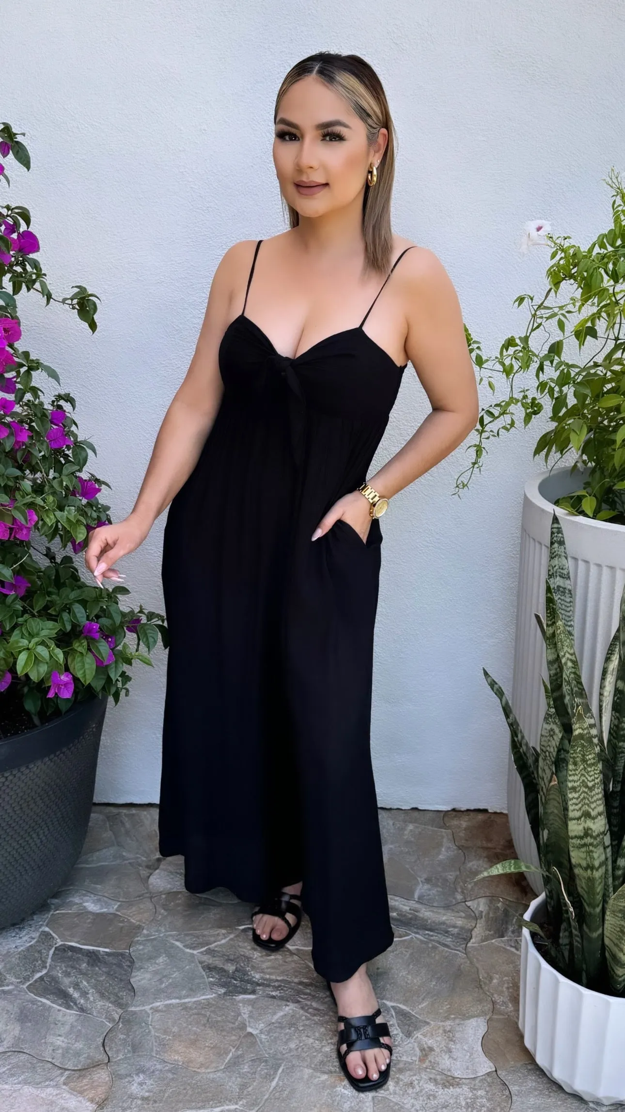 CARLY BLACK JUMPSUIT