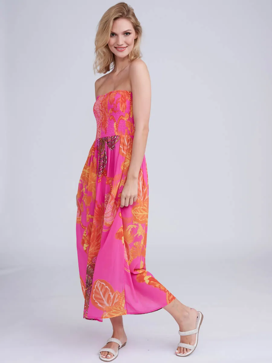Carriba Maxi Dress in Pink