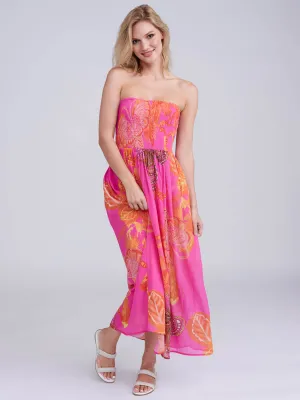 Carriba Maxi Dress in Pink