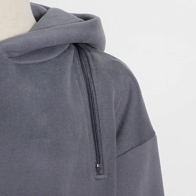 Casual Zip Me Up Sweatshirt