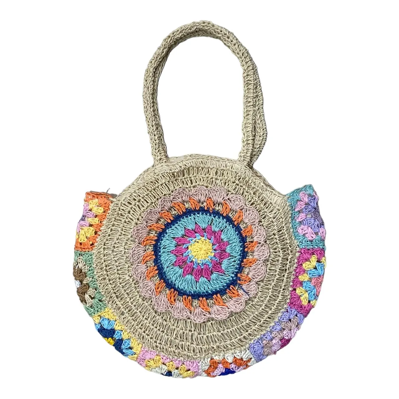 Circular Flower Design Bag