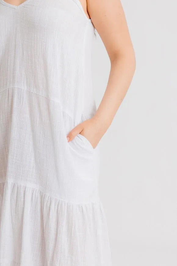 Clara Dress - White