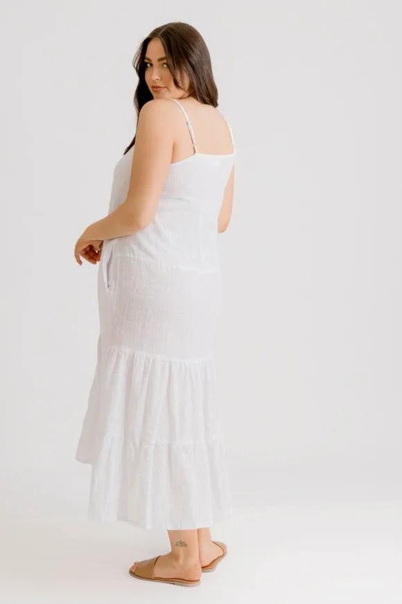 Clara Dress - White