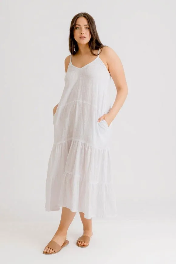 Clara Dress - White