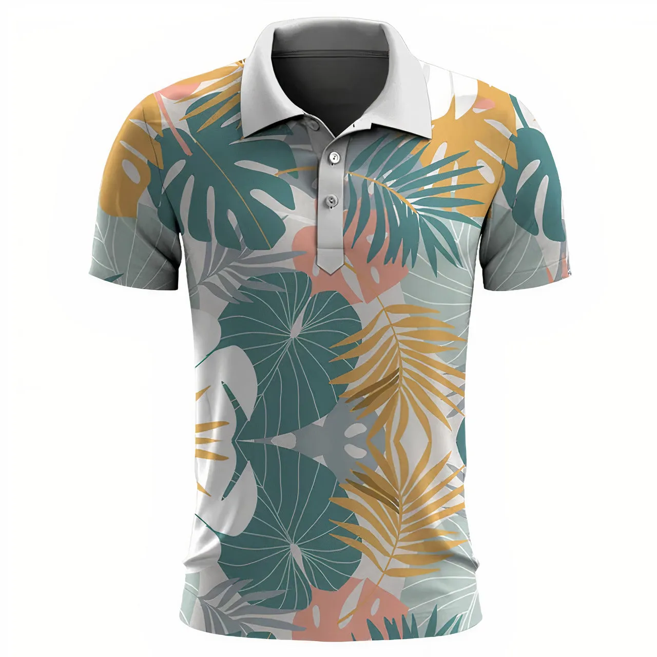Classic men's hawaiian summer poloshirt - Ethaniel