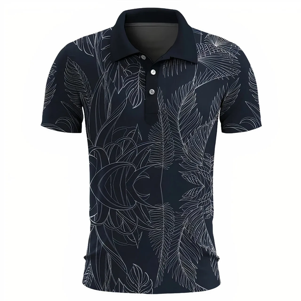 Classic men's hawaiian summer poloshirt - Ethaniel