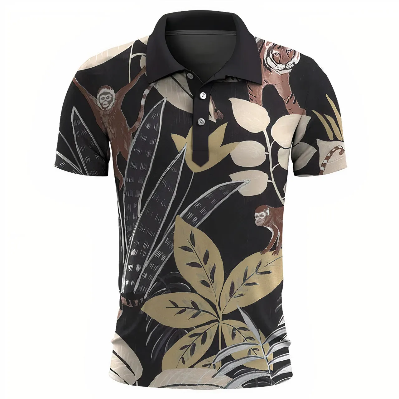 Classic men's hawaiian summer poloshirt - Ethaniel