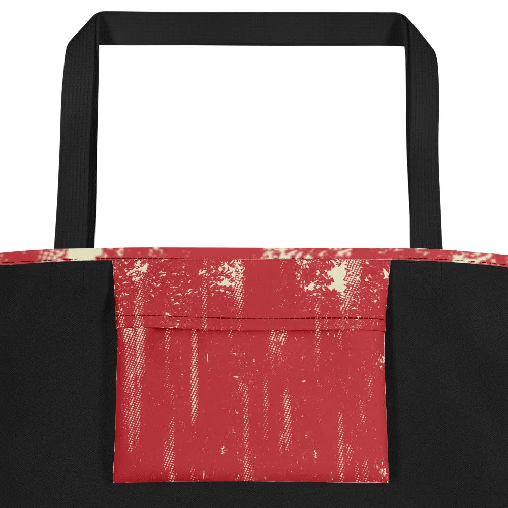 Colorado Flag Grunge - Beach Bag