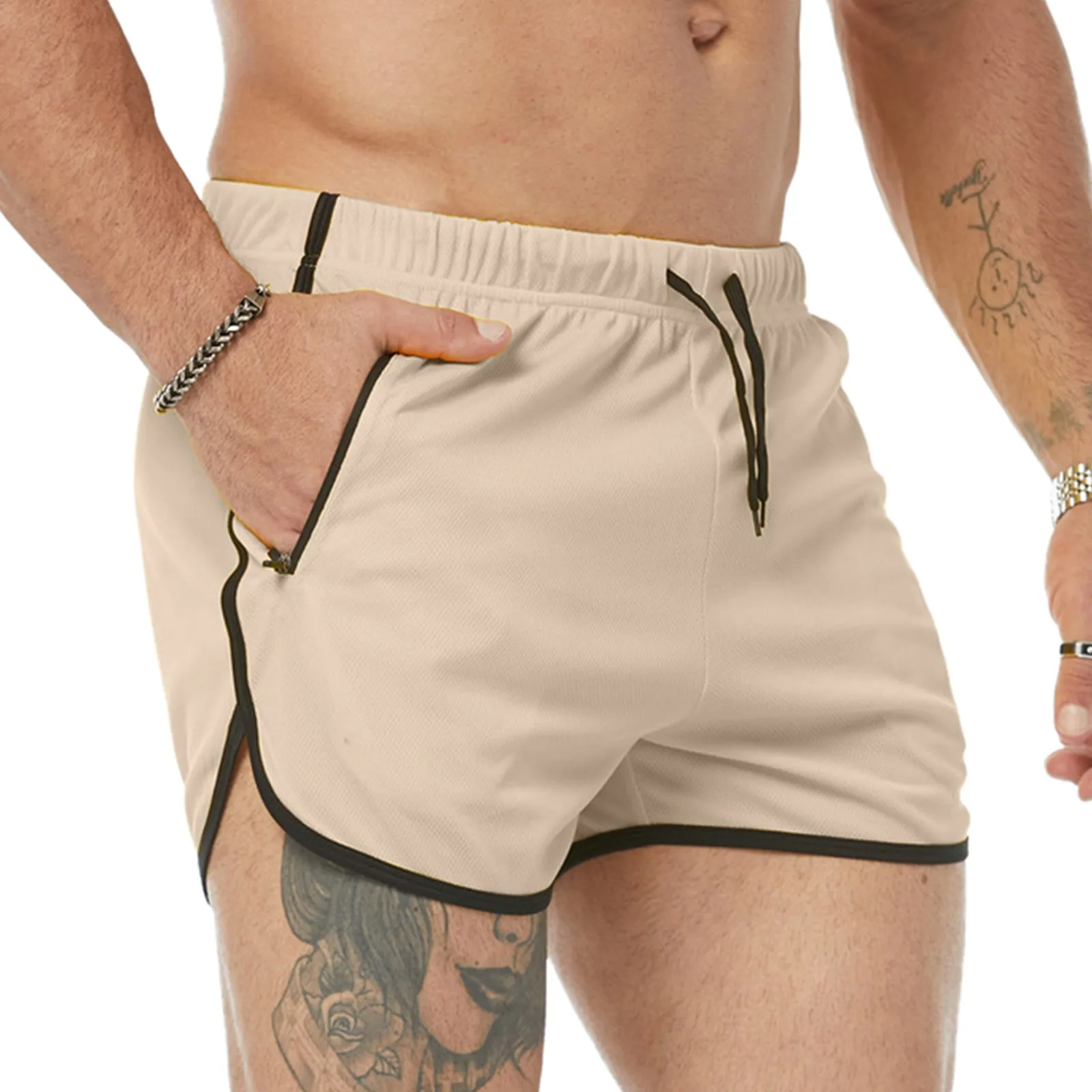 COLORFUL HOOCHIE DADDY 5'' INSEAM RUNNING SHORTS