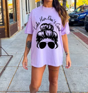 Comfort Colors Lake Hair Don't Care Tee/ Cover Up for Lake