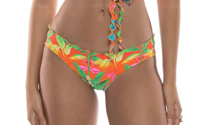 Criss Cross-Ruched Back Bikini