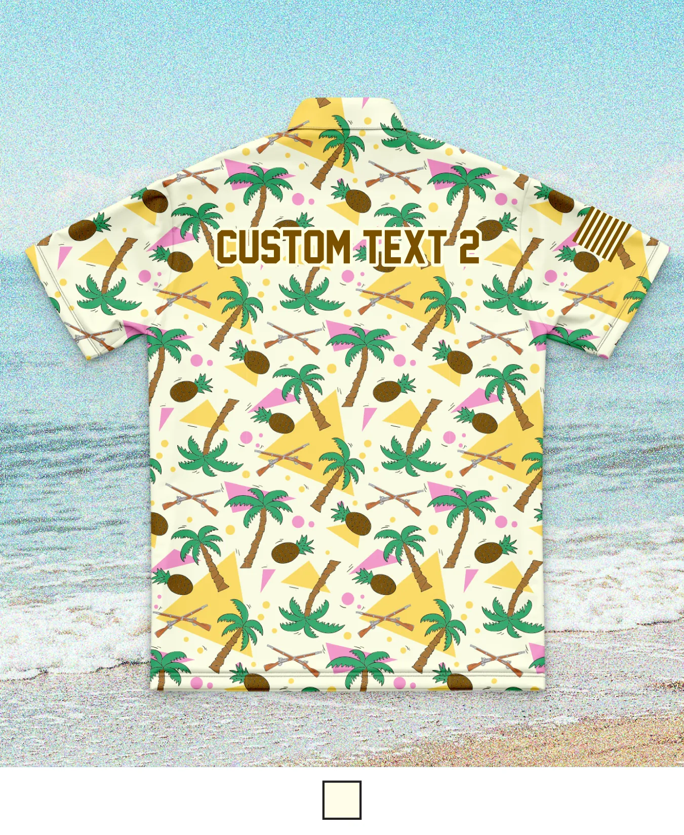 Custom Emblem Party Series Core Men's SS Performance Party Shirt - Cross Rifles