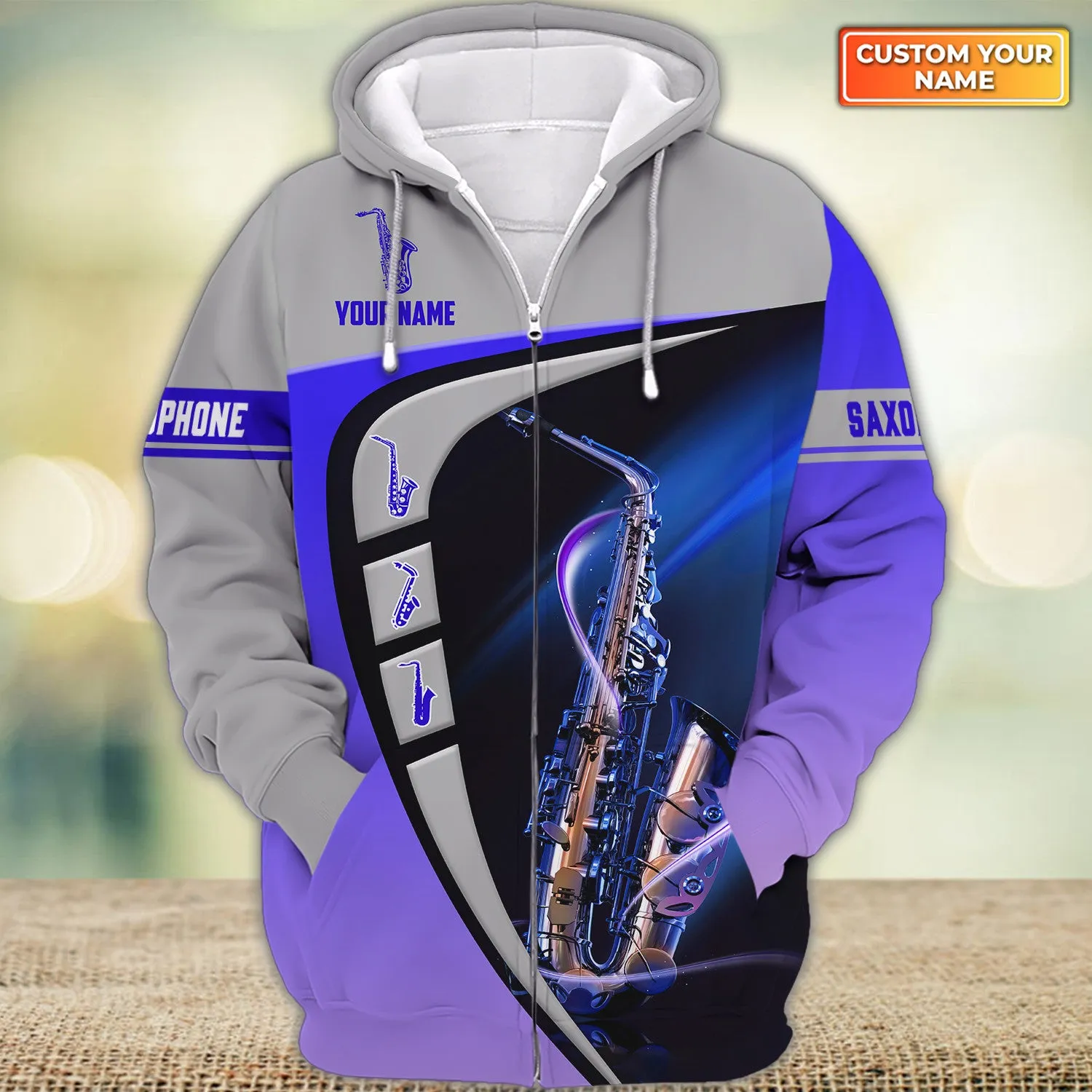 Custom Saxophone Shirts Saxophone Pattern Design Shirts 2746