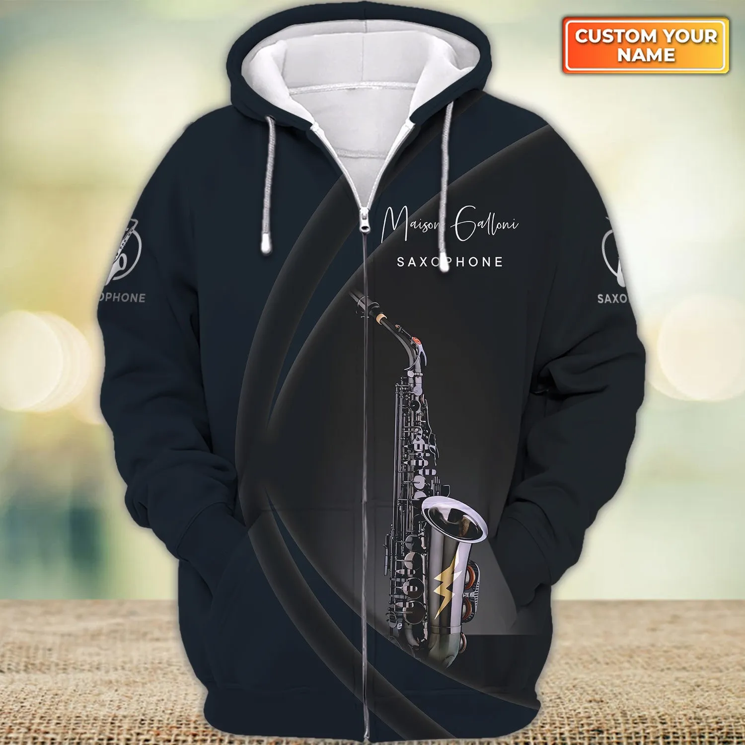 Custom Saxophone Shirts Saxophone Pattern Design Shirts 2747