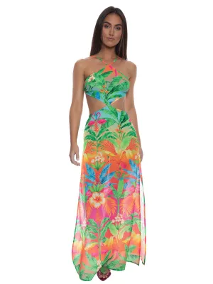 Cut Out Long Dress ::RET