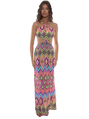 Cut Out Long Dress