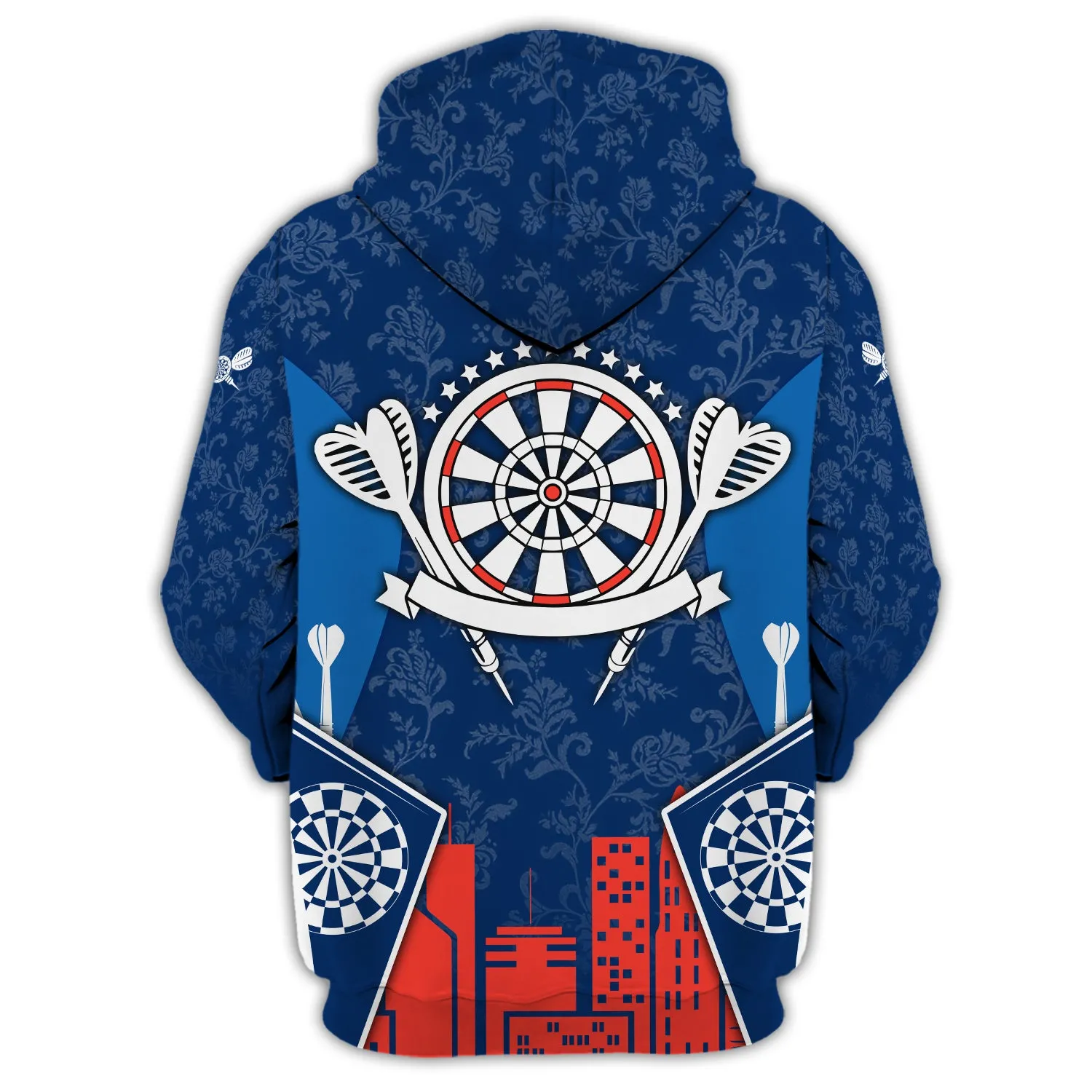 Darts Blue 3D Printed Shirts